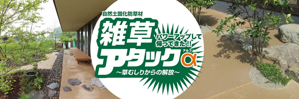 雑草アタックビフォア・アフター
