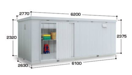 物置　ネクスタ大型　間口6100タイプ　イナバ
