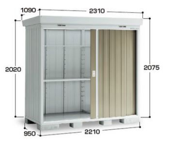 物置　ネクスタ　間口2210タイプ　イナバ