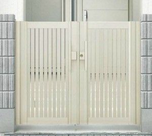 門扉　エクスライン　5型　たて太格子　YKK AP
