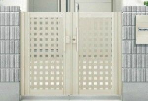 門扉　エクスライン　10型　たて太格子　YKK AP