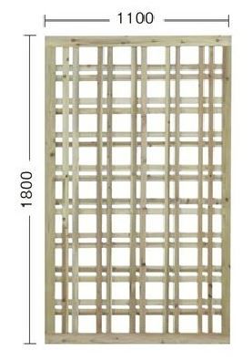 フェンス　e-ウッドフェンス（格子タイプ）　Takasho